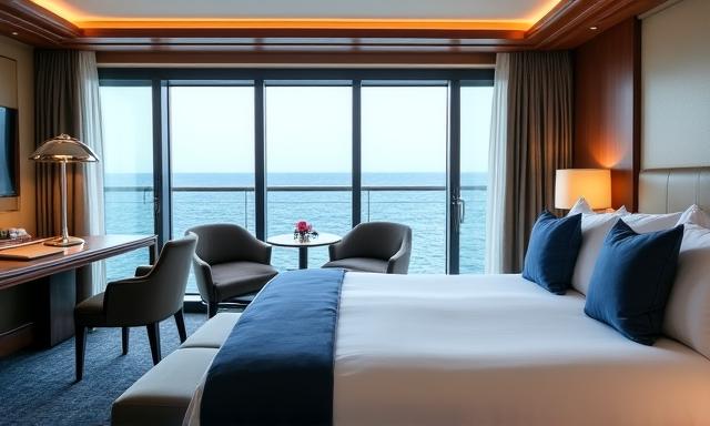 豪華な客室の内装